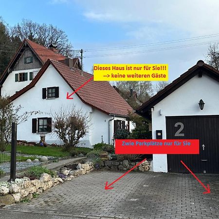 Ferienparadies Am Kammerberg - Ein Ganzes Haus Fuer Sie Alleine!!! Weißenhorn Zewnętrze zdjęcie